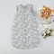 Wholesale Newborn Kids Baby Knitted Sleeping Bag With White & Gray Cloud Printing Pattern From China