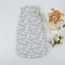 Wholesale Newborn Kids Baby Knitted Sleeping Bag With White & Gray Cloud Printing Pattern From China