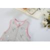 Wholesale Kids Sleeping Bag Printed With Lovely Gray & Pink Fox Patterns Baby sleeping bag with hood