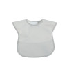 Wholesale Baby bibs Waterproof Toddler bib-Solid Colof with Grey For Boys & Girls From China