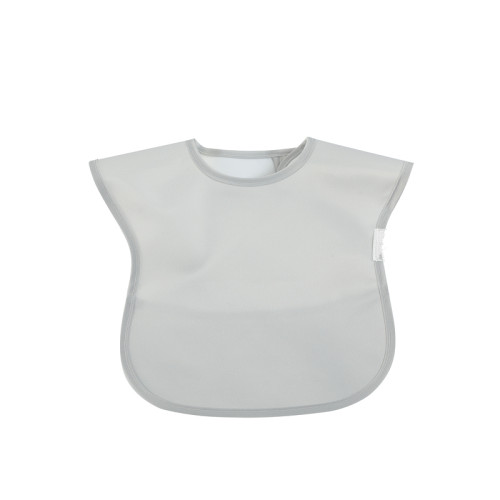 Wholesale Baby bibs Waterproof Toddler bib-Solid Colof with Grey For Boys & Girls From China