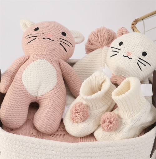 Supply Super Soft And Cute Newborn Baby Blanket Gift Set Gift Basket Set Collection For Wholsale