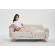 Super luxury Pure Bamboo Fiber Knitted Throw Blanket Bamboo Knitted Blanket For Comfortable Sleep