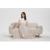 Super luxury Pure Bamboo Fiber Knitted Throw Blanket Bamboo Knitted Blanket For Comfortable Sleep