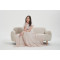 Super luxury Pure Bamboo Fiber Knitted Throw Blanket Bamboo Knitted Blanket For Comfortable Sleep