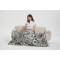 Wholesale Imitation Rabbit Hair Core-spun Yarn Knitted Blanket Knitting Blanket From Fcatory