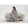 Wholesale Imitation Rabbit Hair Core-spun Yarn Knitted Blanket Knitting Blanket From Fcatory