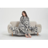 Wholesale Imitation Rabbit Hair Core-spun Yarn Knitted Blanket Knitting Blanket From Fcatory