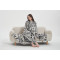 Wholesale Imitation Rabbit Hair Core-spun Yarn Knitted Blanket Knitting Blanket From Fcatory