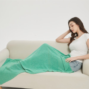 High-tech Thermochromic Yarn Knitted Blanket ColorChanges In Response To Temperature Variations