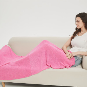 Supply High-tech Thermochromic Yarn Knit Blanket Color Changes In Response To Temperature Variations