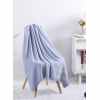 Hot Sale 100% Cotton Knitted Blanket With Hand Embroidery Pattern Hand-embroidered Knitted Blanket