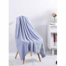 Custom Hand-Embroidered Knitted Blanket Collection