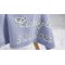 Hot Sale 100% Cotton Knitted Blanket With Hand Embroidery Pattern Hand-embroidered Knitted Blanket