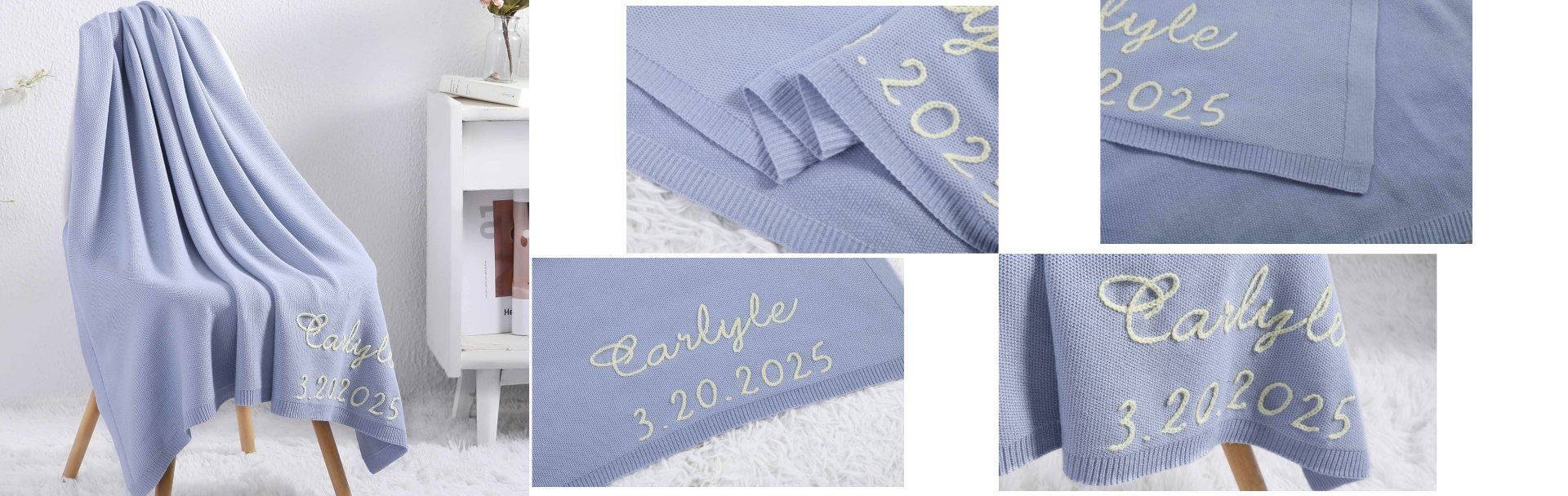 hand embriodery Blanket