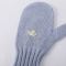 100% Cotton Hand-embroidered Beanie Knitted Beanie And Gloves Set With Hand Embroidery For Baby