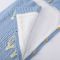 Hot Sale 100% Cotton Hand Embroider Bbay Knitted Swaddle For Newborns Embroidered Knitted Swaddle