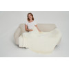 Ultra Soft 100% Nylon Jacquard Style Faux Mink Yarn Knitted Trow Blanket Wholesale From China Factory
