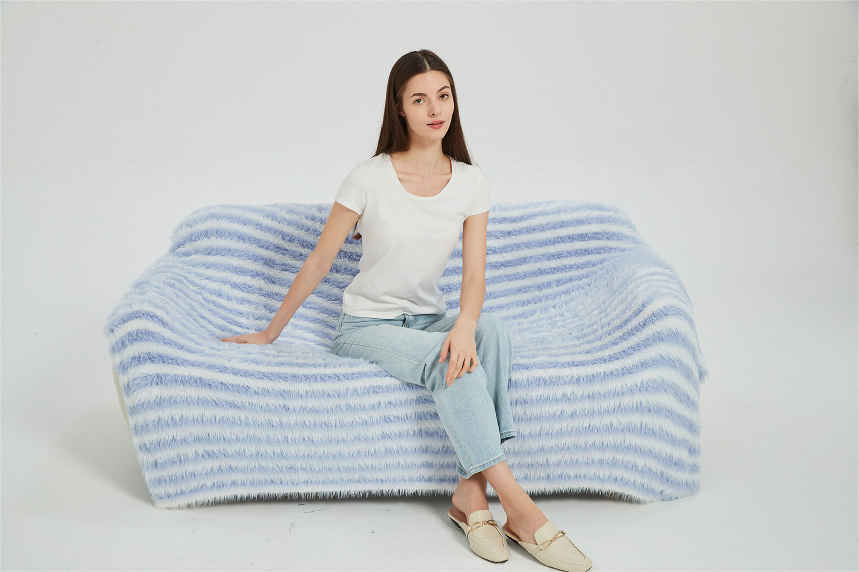 microfiber knitted blanket