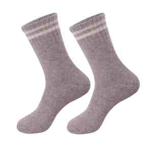 Wholesale high and ladies seamless 100% cashmere socks for fall winter from Chinese factory
