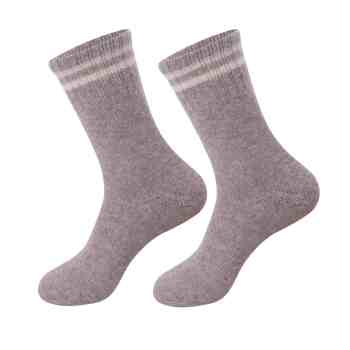 Wholesale high and ladies seamless 100% cashmere socks for fall winter from Chinese factory
