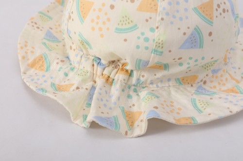 Hot Sale Kids Bucket Caps Baby Sun-Hat Kids Woven Caps For Lovely Kids And Baby From Chinese Factory