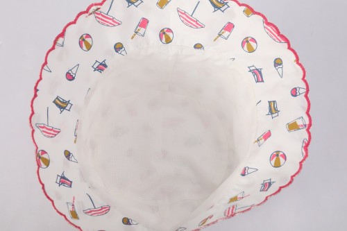 We Manufacture And Wholesale Kids Cute Bucket Caps Baby Sun-Hat Kids Woven Caps