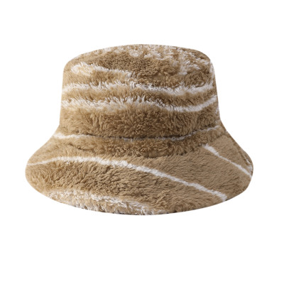 Manufacture High Quality Custom Winter Warm Bucket Caps Headwear Warm Bucket Hats Winter Woven Caps