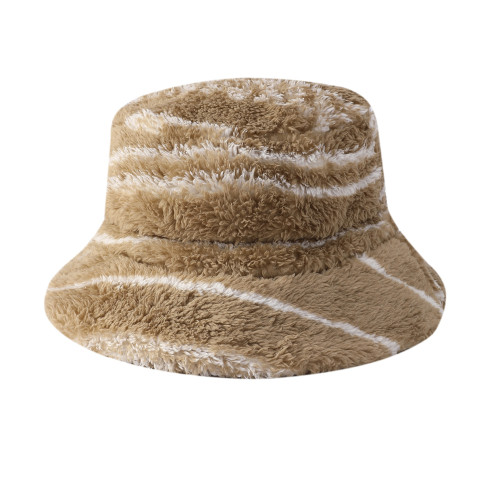 Manufacture High Quality Custom Winter Warm Bucket Caps Headwear Warm Bucket Hats Winter Woven Caps