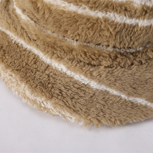 Manufacture High Quality Custom Winter Warm Bucket Caps Headwear Warm Bucket Hats Winter Woven Caps