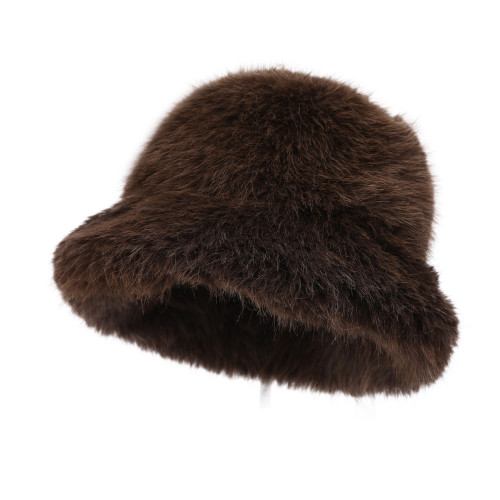 Supplier Of Super Warm Custom Winter Bucket Caps Winter Warm Headwear Bucket Hats Warm Woven Caps