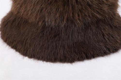 Supplier Of Super Warm Custom Winter Bucket Caps Winter Warm Headwear Bucket Hats Warm Woven Caps