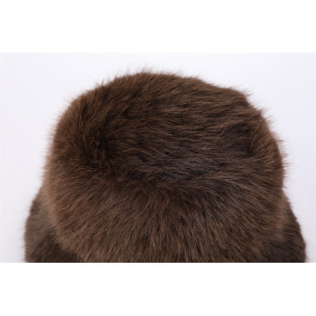 Supplier Of Super Warm Custom Winter Bucket Caps Winter Warm Headwear Bucket Hats Warm Woven Caps