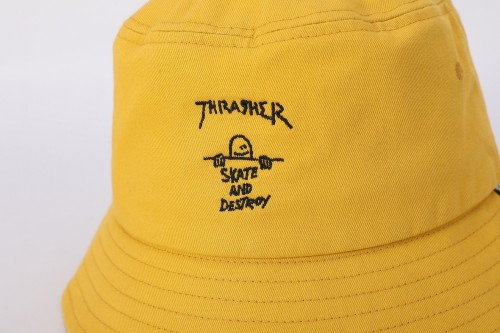 Custom Solid Embroider Woven Bucket Hats Fashion Bucket Caps With Embroidery Solid Woven Caps