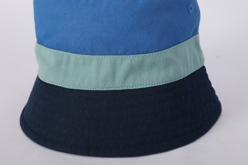Wholesale High quality Stripe Woven Bucket Hats Fashion Headwear Bucket Caps Striper Woven Caps