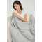 Custom Cashmere Metallic Knit Blanket Pure Cashmere Lurex Blanket Sliver Lurex Blanket From China Fcatory
