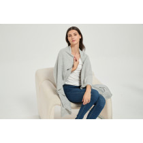 Custom Cashmere Metallic Knit Blanket Pure Cashmere Lurex Blanket Sliver Lurex Blanket From China Fcatory