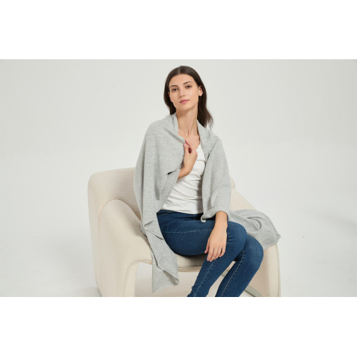 Cashmere Metallic Knit Blanket Collection