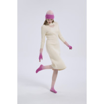 Supply Fashion Wool And Cashmere Dip-dye Accessories Dip-dye Beanie Dip-dye Gloves And Dip-dye Socks Set From China