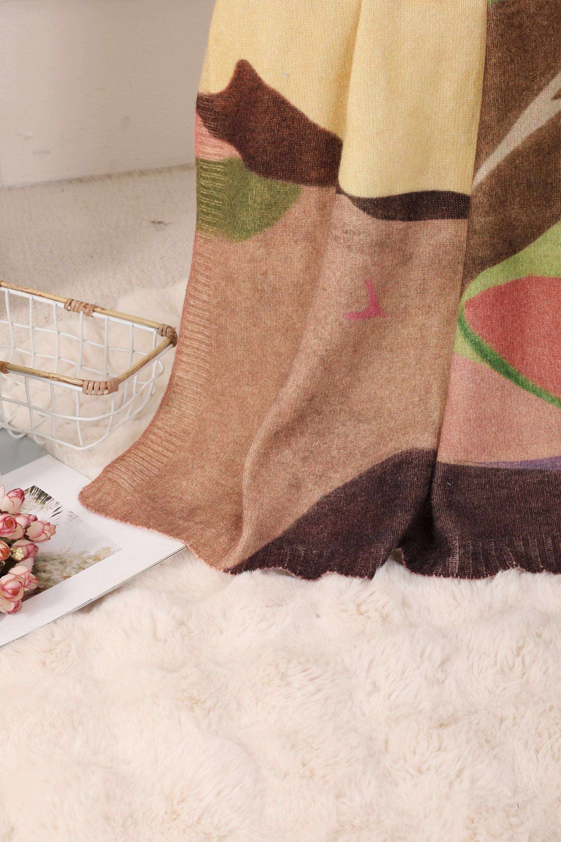 cashmere metallic blanket