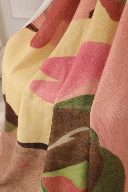 Supply Digital Printing Cashmere Knit Blanket Digital Print Cashmere Knitted Blanket From China