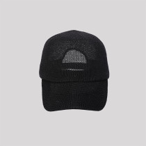 Wholesale Kids Boy Cashmere Baseball Cap Black Wool Cashmere Shape Baseball Cap In Small MOQ