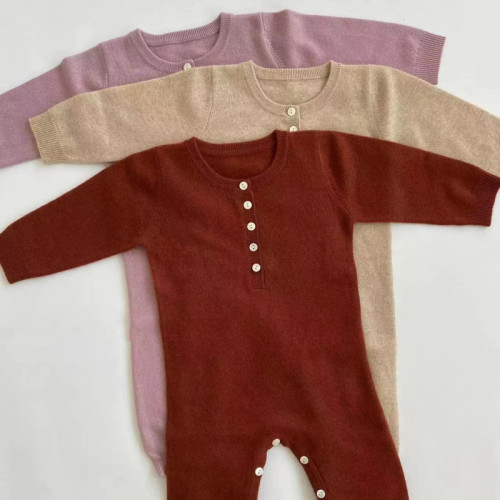 Wholesale Baby 100% Cashmere Cute Romper Kids Cashmere Knitwear Cute Romper From China