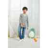 Wholesale Toddler Kids V-Neck Cardigan Kids Button Up Long Sleeve Knitted Homewear for Kids