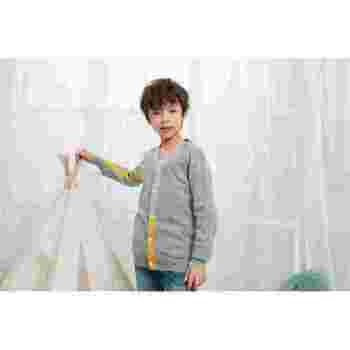 Wholesale Toddler Kids V-Neck Cardigan Kids Button Up Long Sleeve Knitted Homewear for Kids