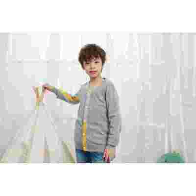 Wholesale Toddler Kids V-Neck Cardigan Kids Button Up Long Sleeve Knitted Homewear for Kids