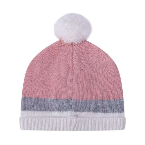 Soft Cashmere Girls's Beanie Cashmere Blend Soft Top With Cute Pompom Cashmere Beanie From China