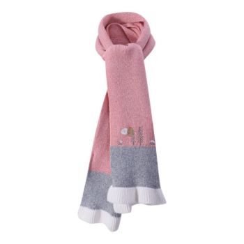 Wholesale Girl Cashmere Scarf With Cute Pattern Kids Knitted Cashmere Scarf From China Supplier