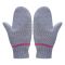 Wholesale Girls's Mitten Wool Cashmere Blend Soft Gloves With Jacquard Pattern Kids Cashmere Gloves