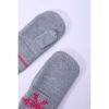 Wholesale Girls's Mitten Wool Cashmere Blend Soft Gloves With Jacquard Pattern Kids Cashmere Gloves